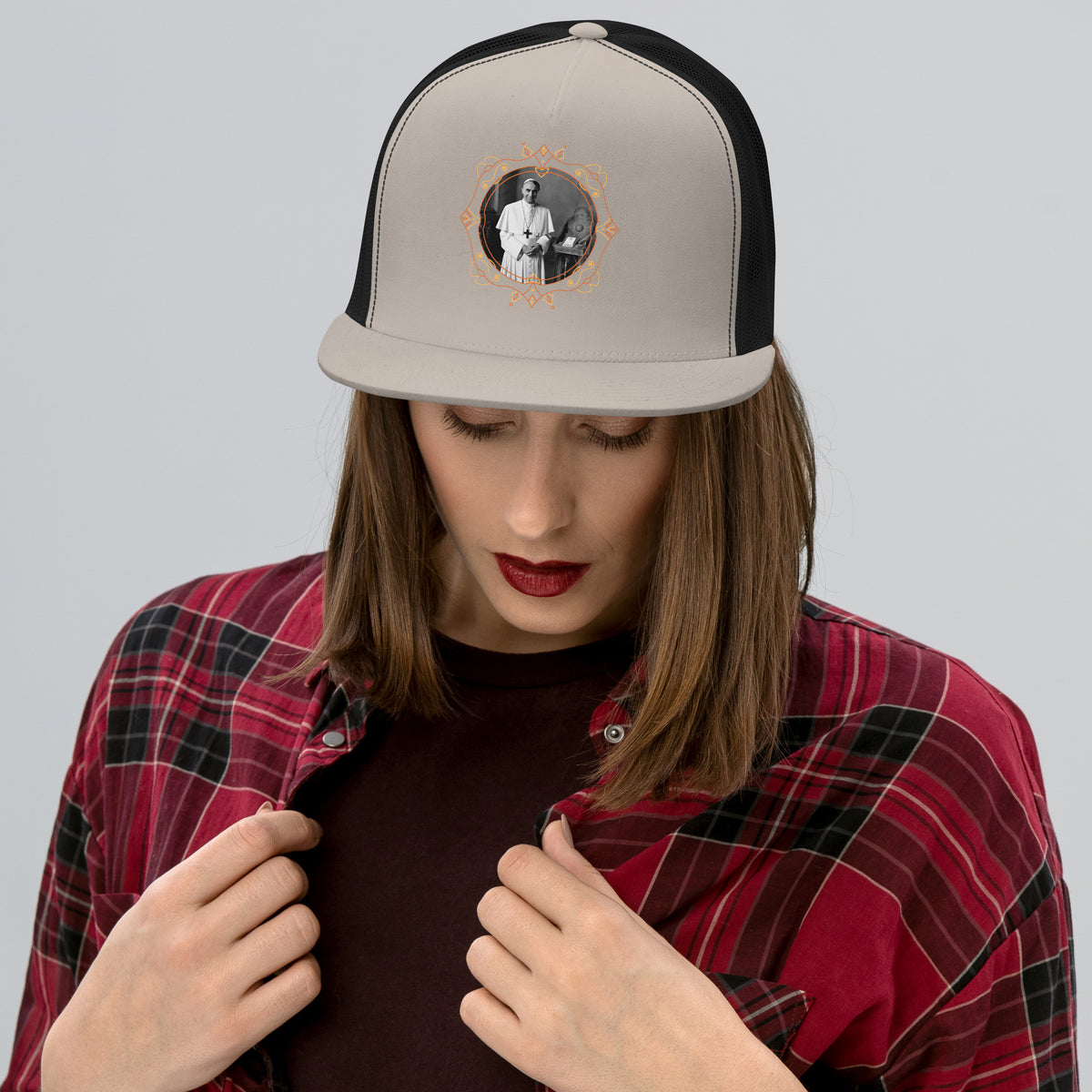 Pope Carl Sagan - Not a Pope - Trucker Cap