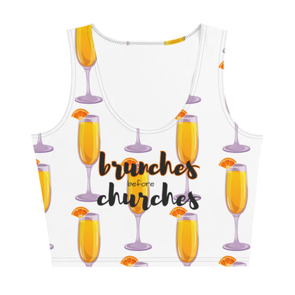 Brunches Before Churches - Crop Top