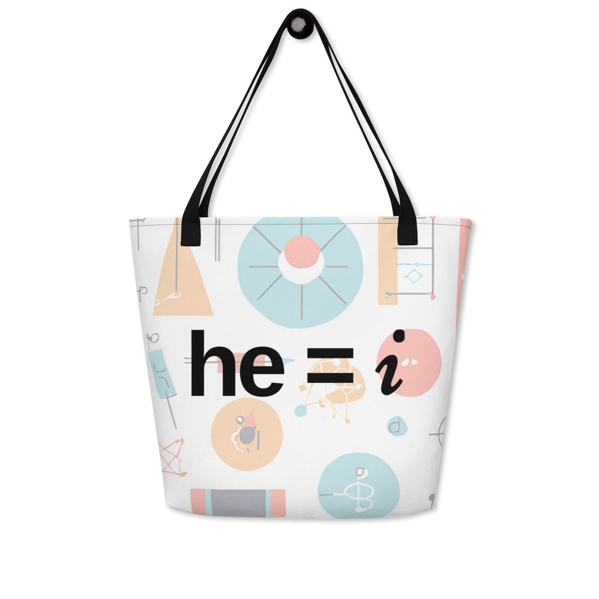 he = i - Large Tote Bag