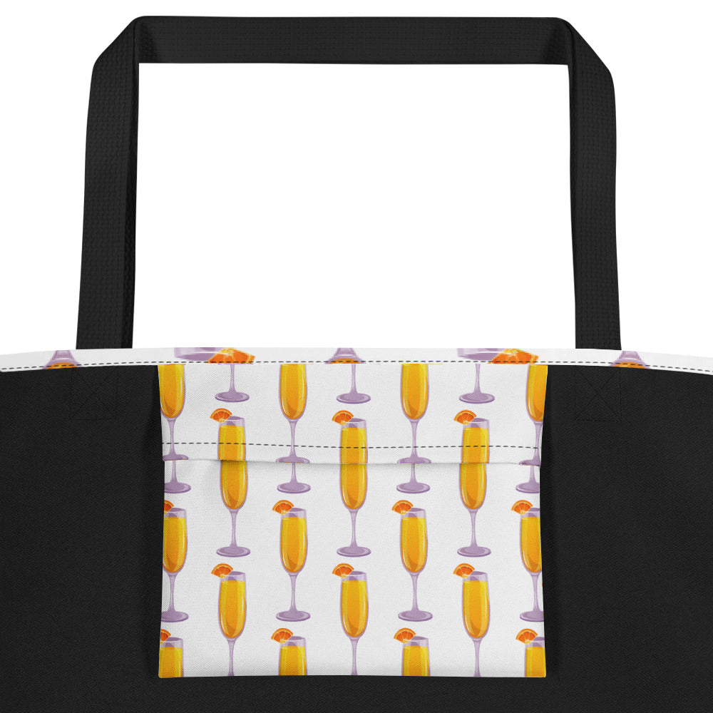 Brunches Before Churches - Large Tote Bag