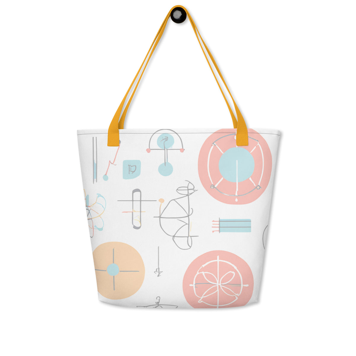 he = i - Large Tote Bag