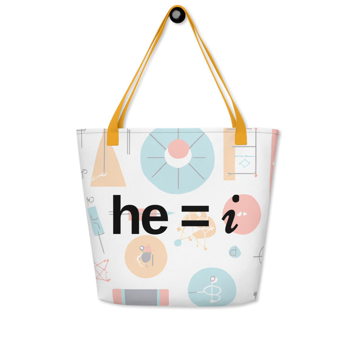 he = i - Large Tote Bag