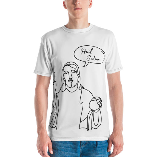 Hail Satan Jesus - Big Print Tee