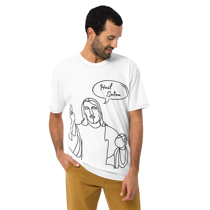 Hail Satan Jesus - Big Print Tee