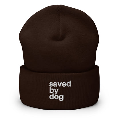 Saved by Dog - Cuffed Beanie