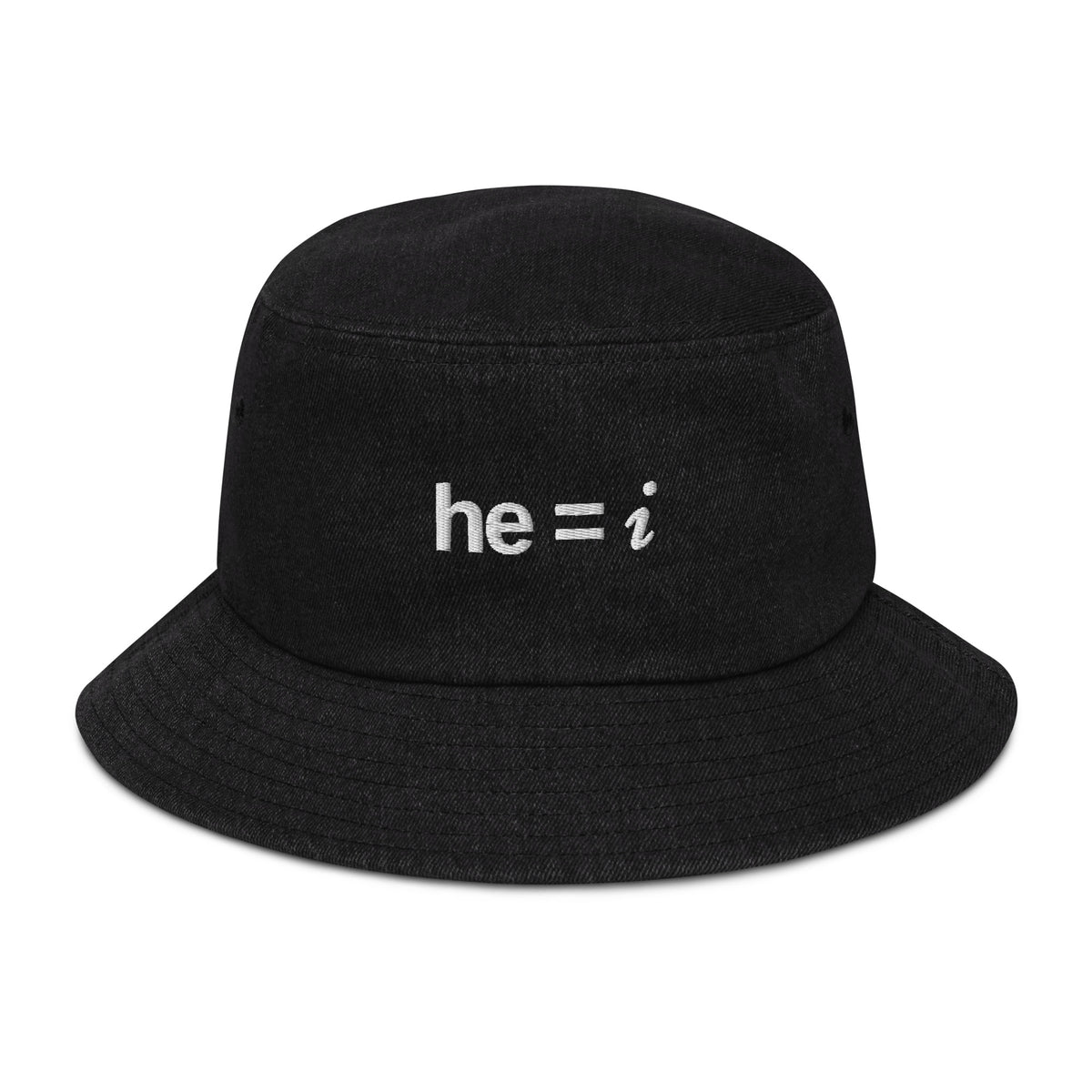 he = i - Denim Bucket Hat