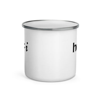 he = i - Enamel Mug