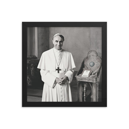 Pope Carl Sagan - Not the Pope Framed Poster