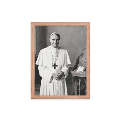 Pope Carl Sagan - Not the Pope Framed Poster