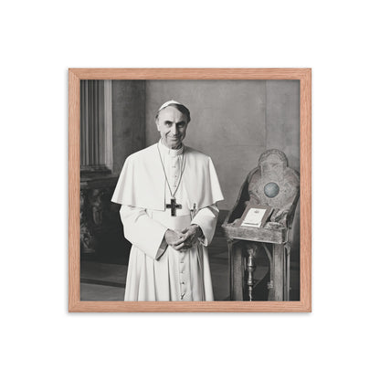 Pope Carl Sagan - Not the Pope Framed Poster