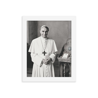 Pope Carl Sagan - Not the Pope Framed Poster
