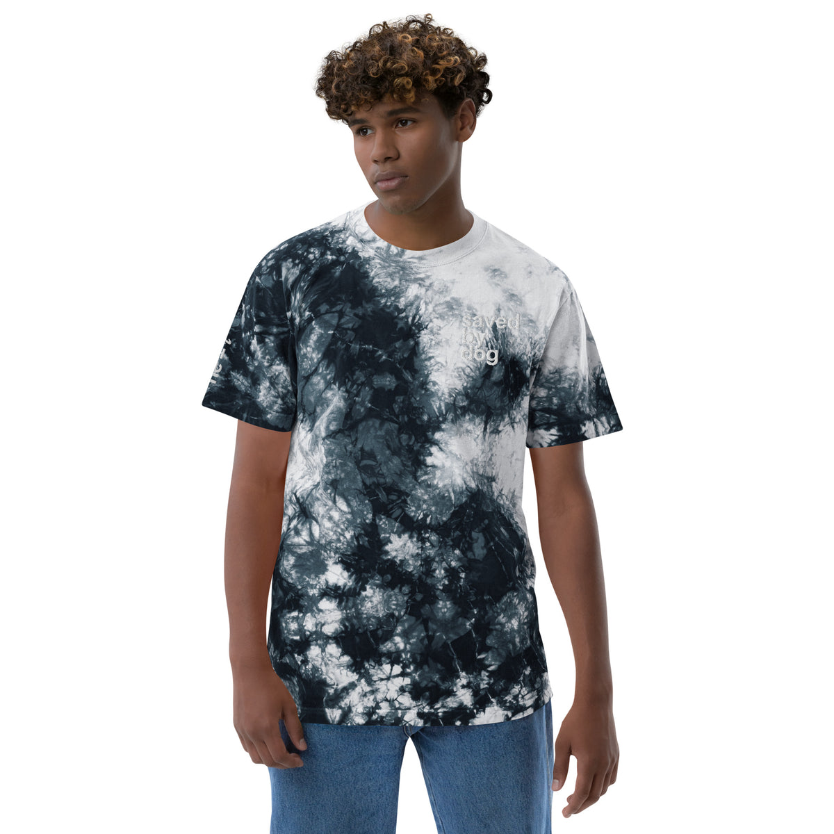 Saved by Dog - Tie Dye Tee