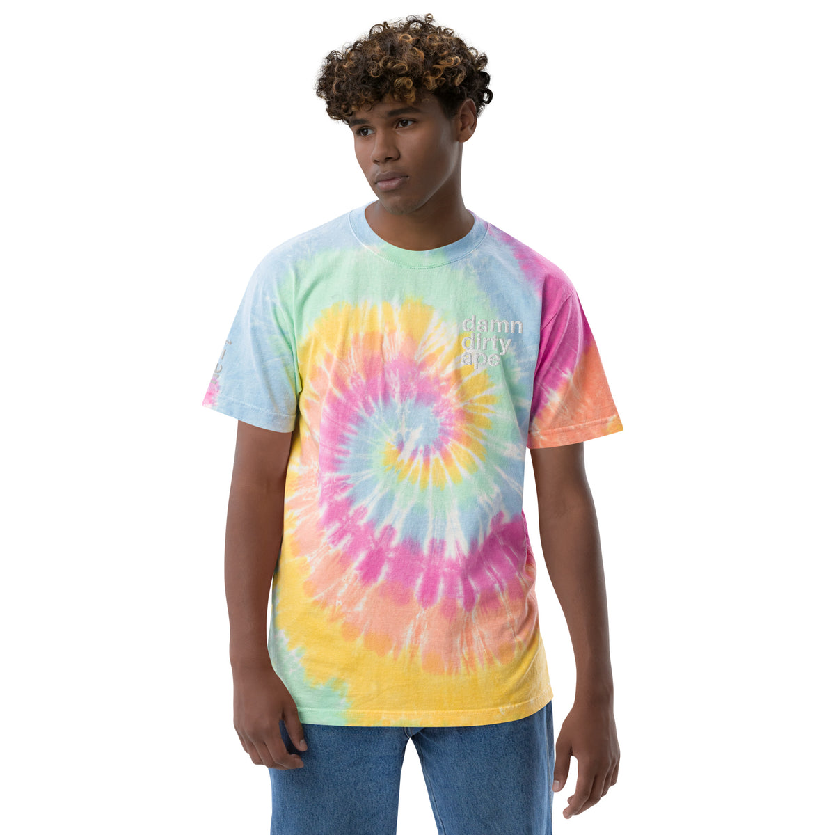 Damn Dirty Ape - Oversized Tie-Dye Tee