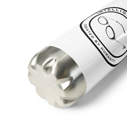 Intelligent Design "Badge" - Stainless Steel Water Bottle