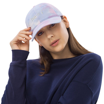 he = i - Tie Dye Dad Hat