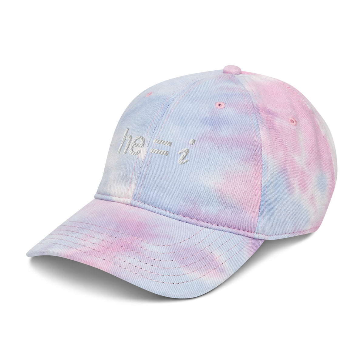 he = i - Tie Dye Dad Hat
