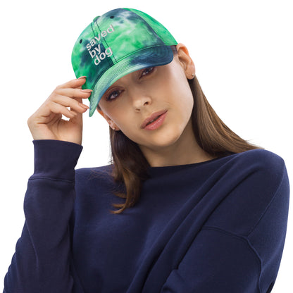 Saved by Dog - Tie Dye Dad Hat