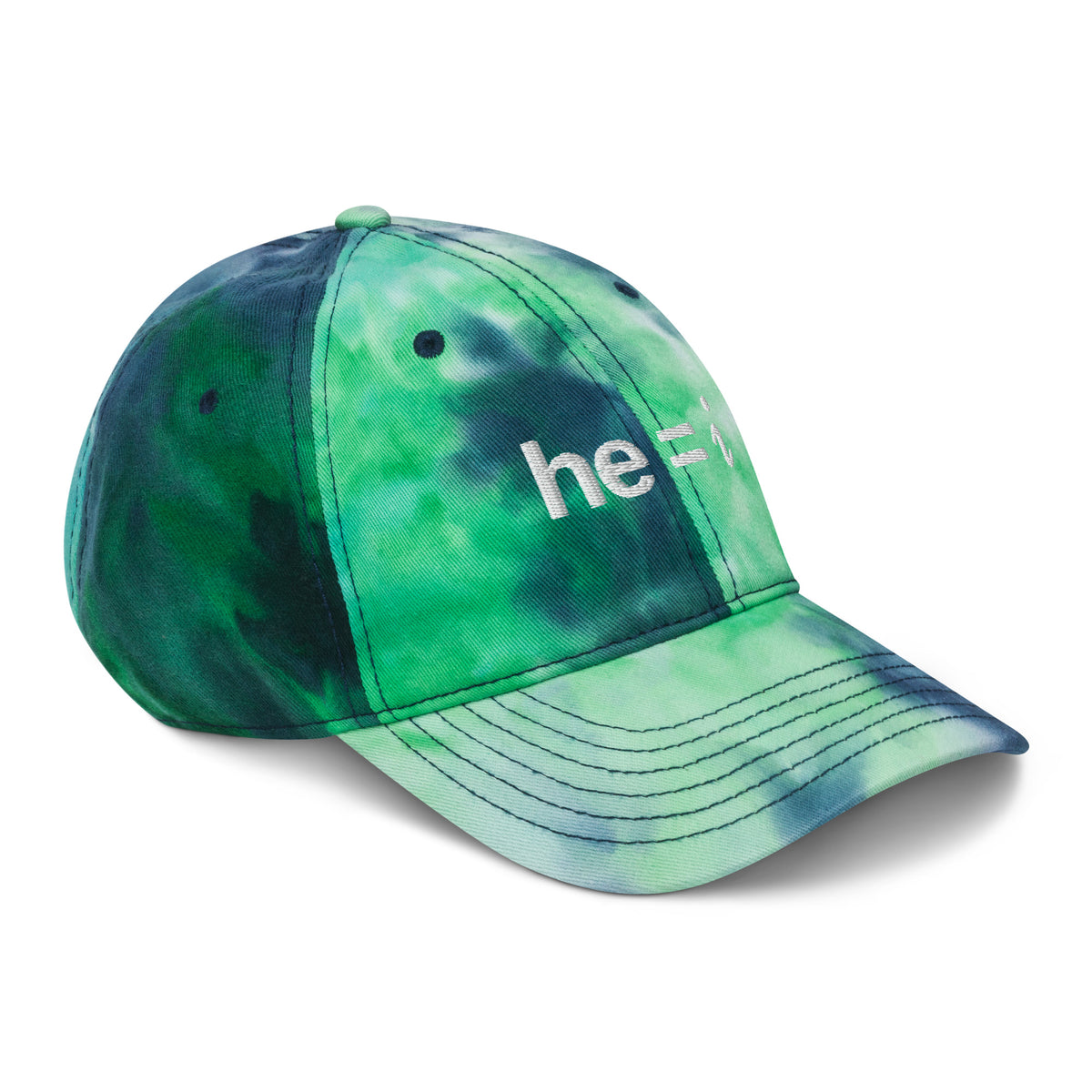 he = i - Tie Dye Dad Hat