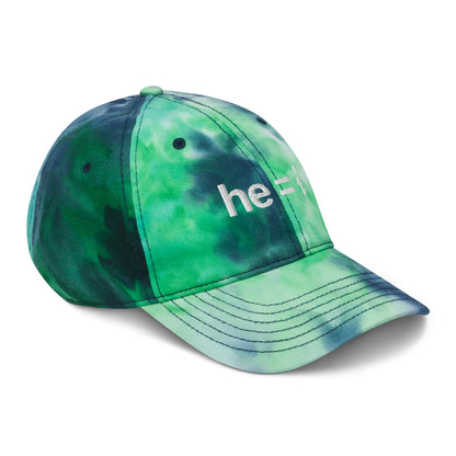 he = i - Tie Dye Dad Hat