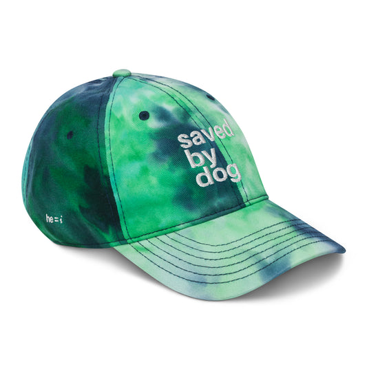 Saved by Dog - Tie Dye Dad Hat