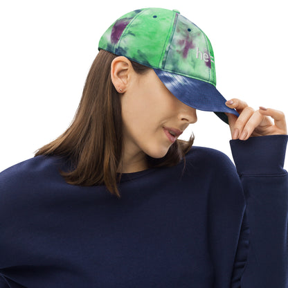 he = i - Tie Dye Dad Hat