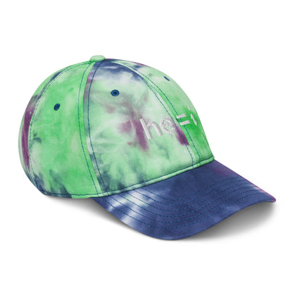 he = i - Tie Dye Dad Hat