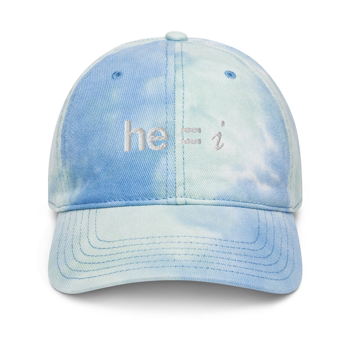 he = i - Tie Dye Dad Hat