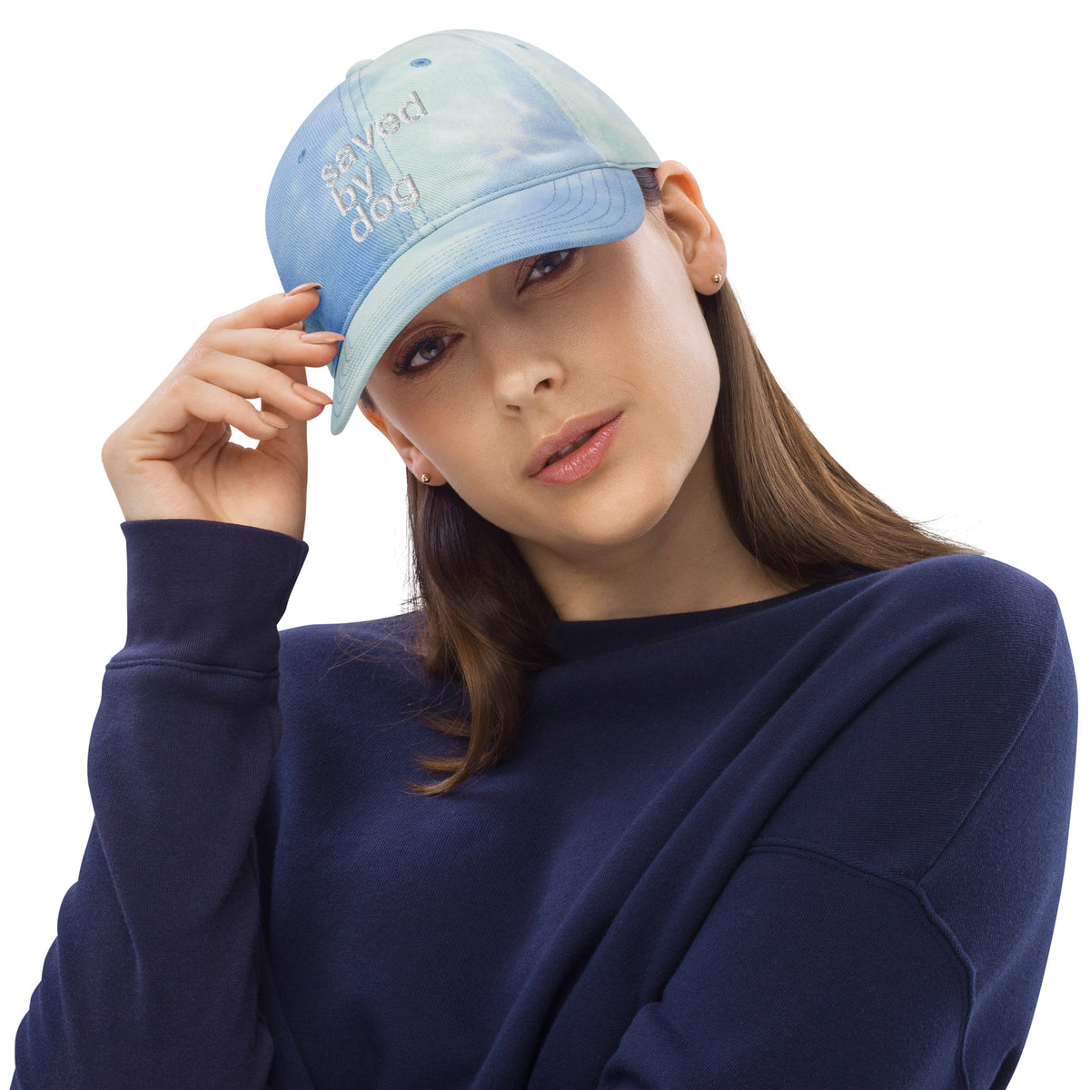 Saved by Dog - Tie Dye Dad Hat