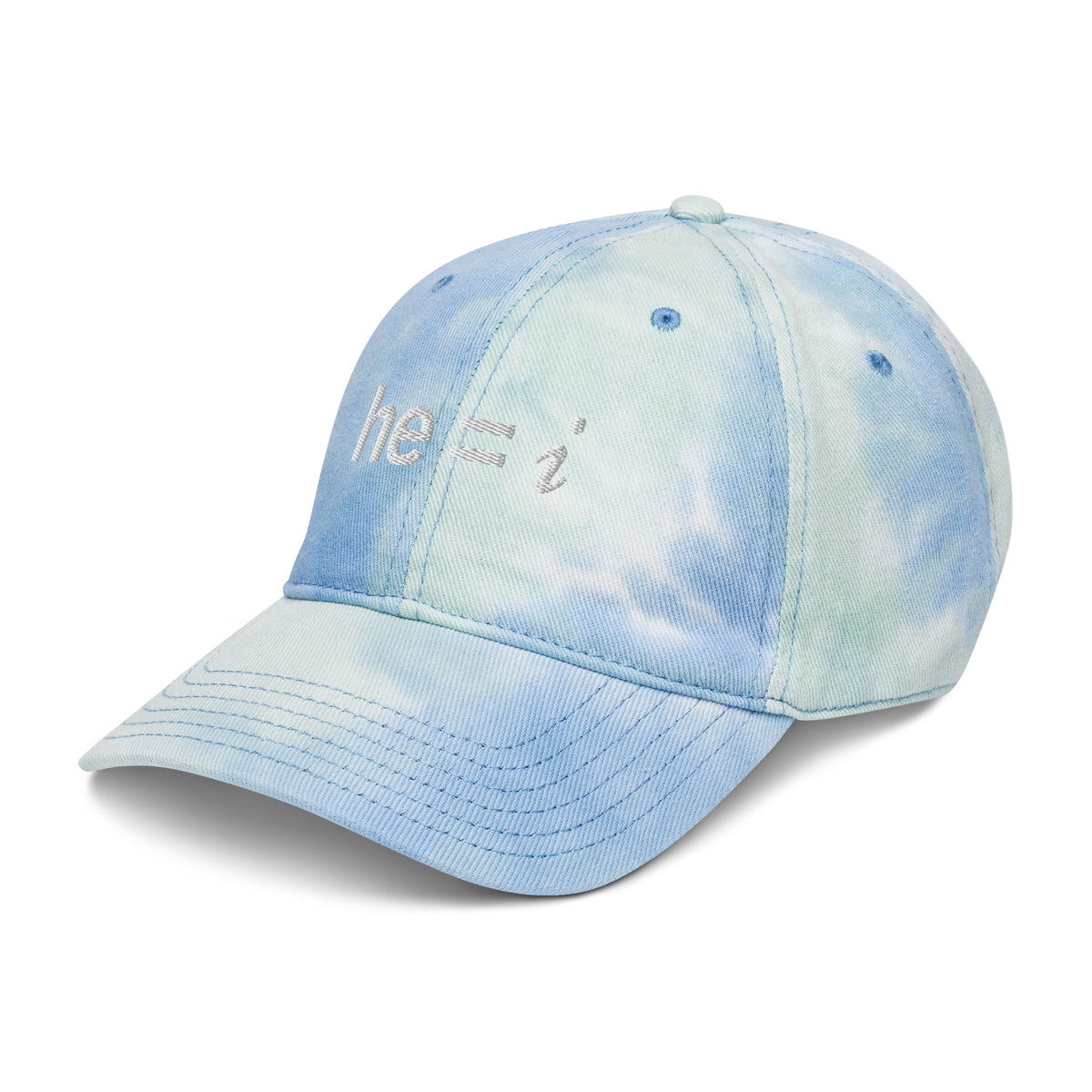 he = i - Tie Dye Dad Hat