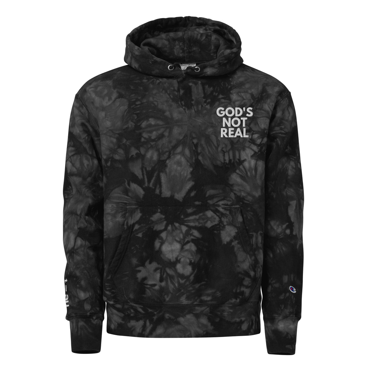 God's Not Real - Tie-Dye Hoodie