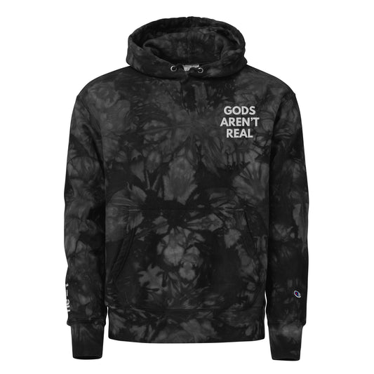 Gods Aren't Real - Tie-Dye Hoodie