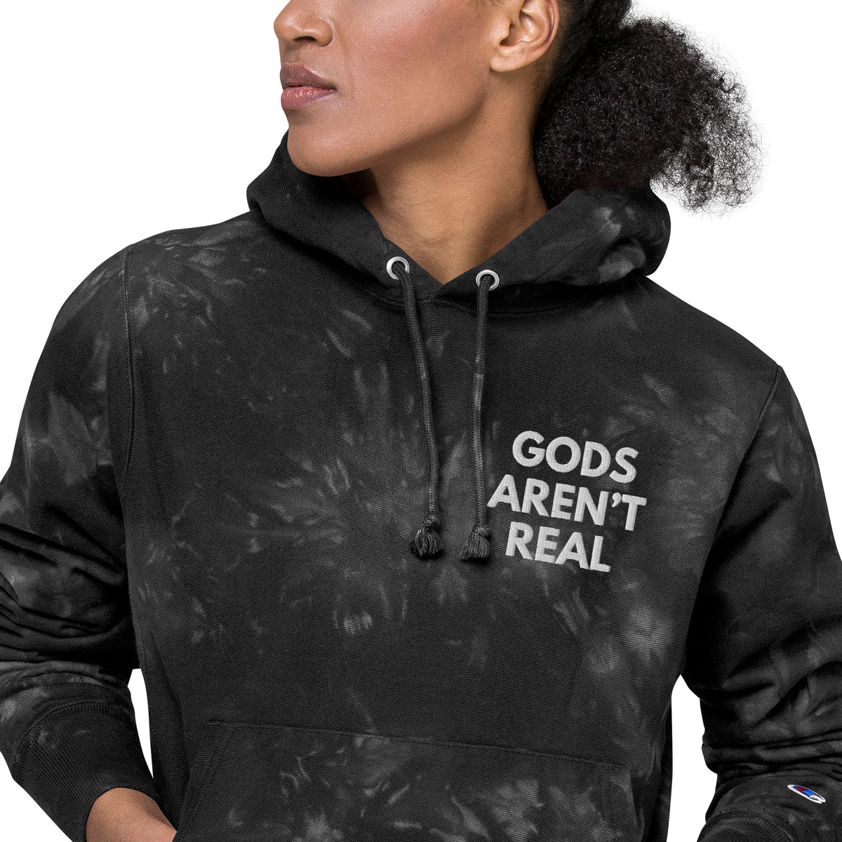 Gods Aren't Real - Tie-Dye Hoodie