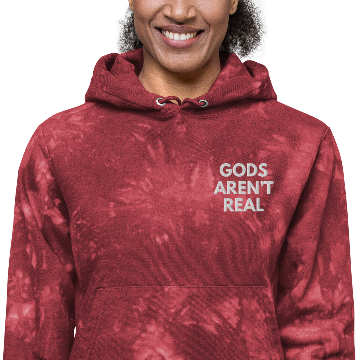 Gods Aren't Real - Tie-Dye Hoodie