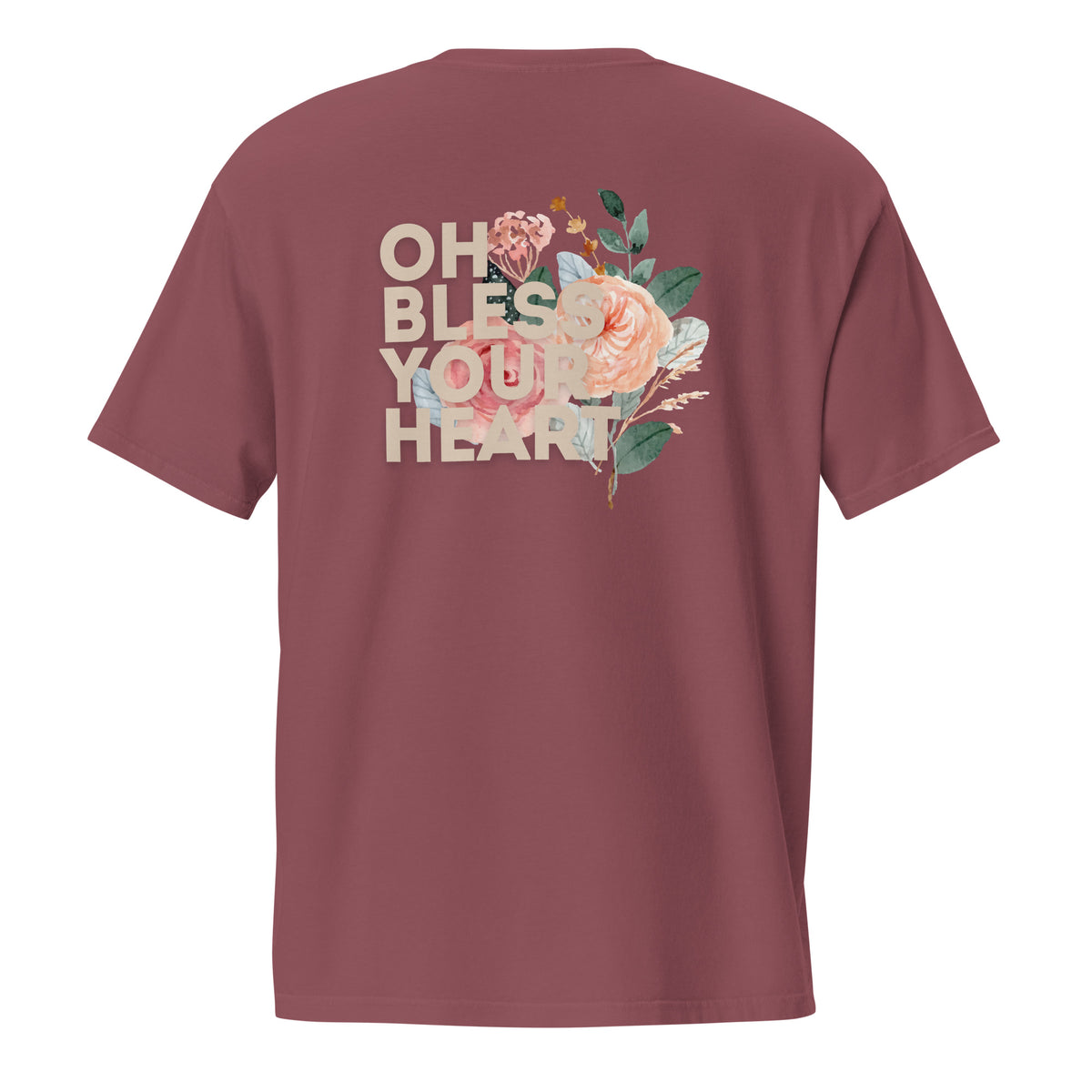 Oh Bless Your Heart - Pocket Tee w/ Back Print