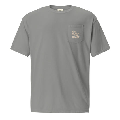 Oh Bless Your Heart - Pocket Tee w/ Back Print