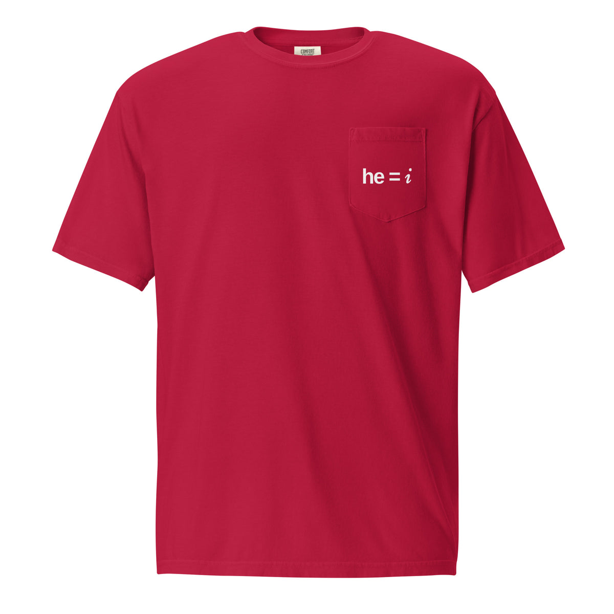 he = i - Pocket Tee