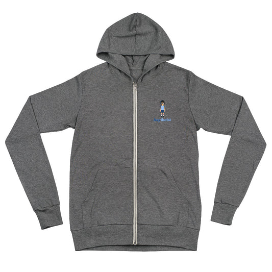 HAYtheist - Tina Belcher Unisex Zip Hoodie