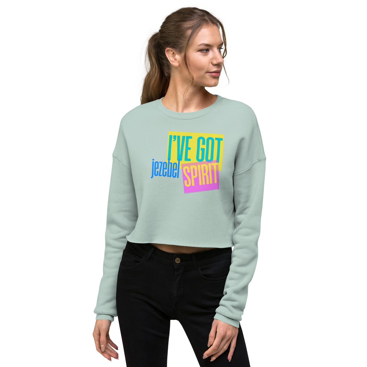Jezebel Spirit v2 - Crop Sweatshirt