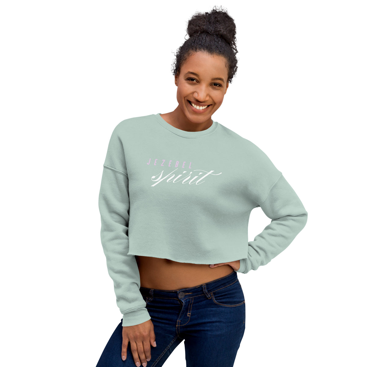 Jezebel Spirit v1 - Crop Sweatshirt