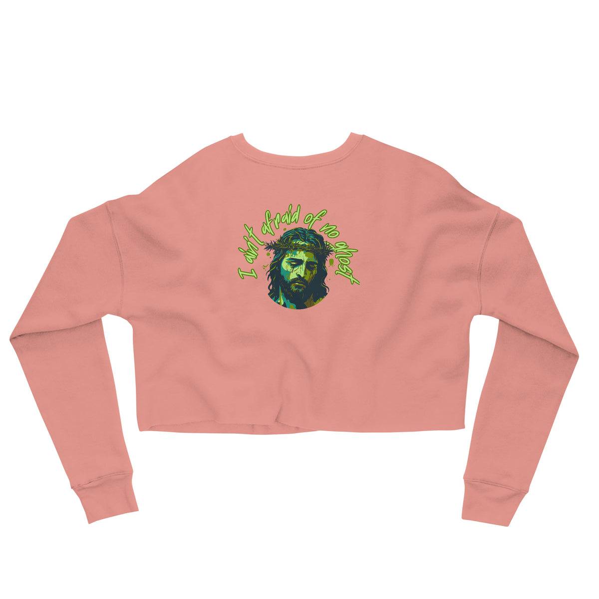 I Ain't Afraid of No Ghost - Crop Sweatshirt