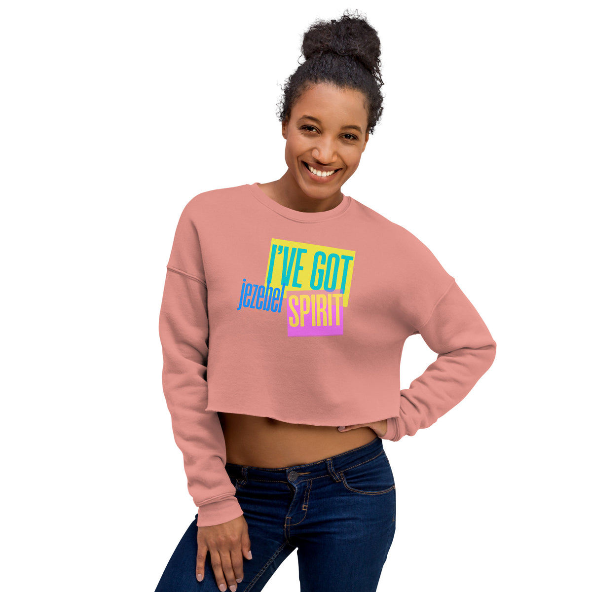 Jezebel Spirit v2 - Crop Sweatshirt