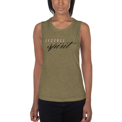 Jezebel Spirit v1 - Ladies’ Muscle Tank