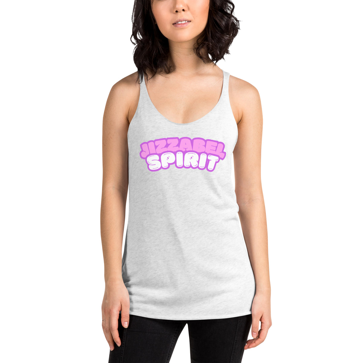 Jizzabel Spirit (Puffy) - Racerback Tank