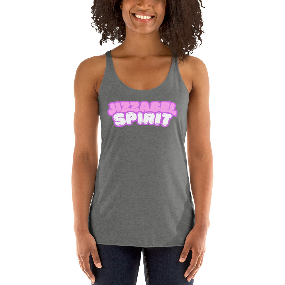 Jizzabel Spirit (Puffy) - Racerback Tank