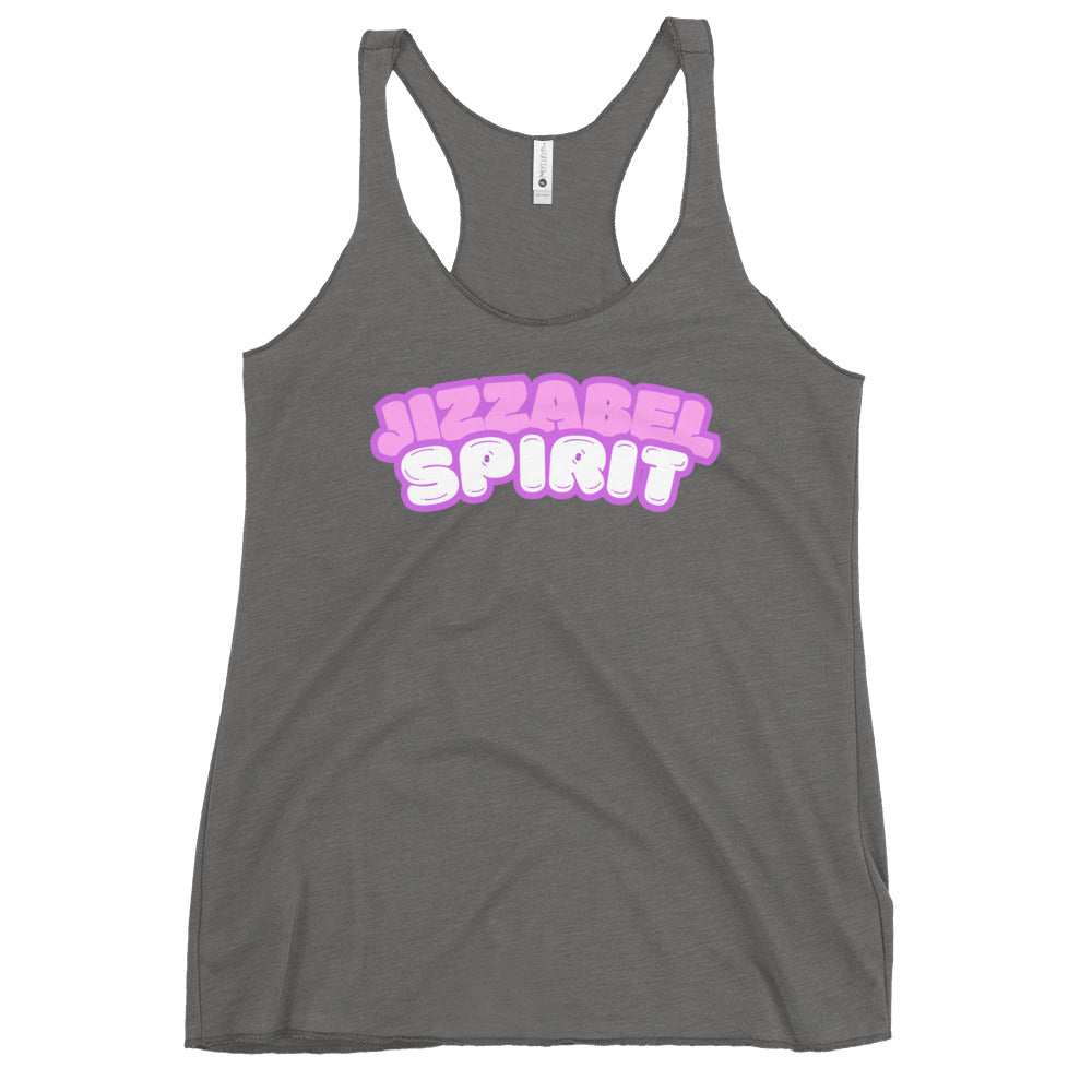 Jizzabel Spirit (Puffy) - Racerback Tank