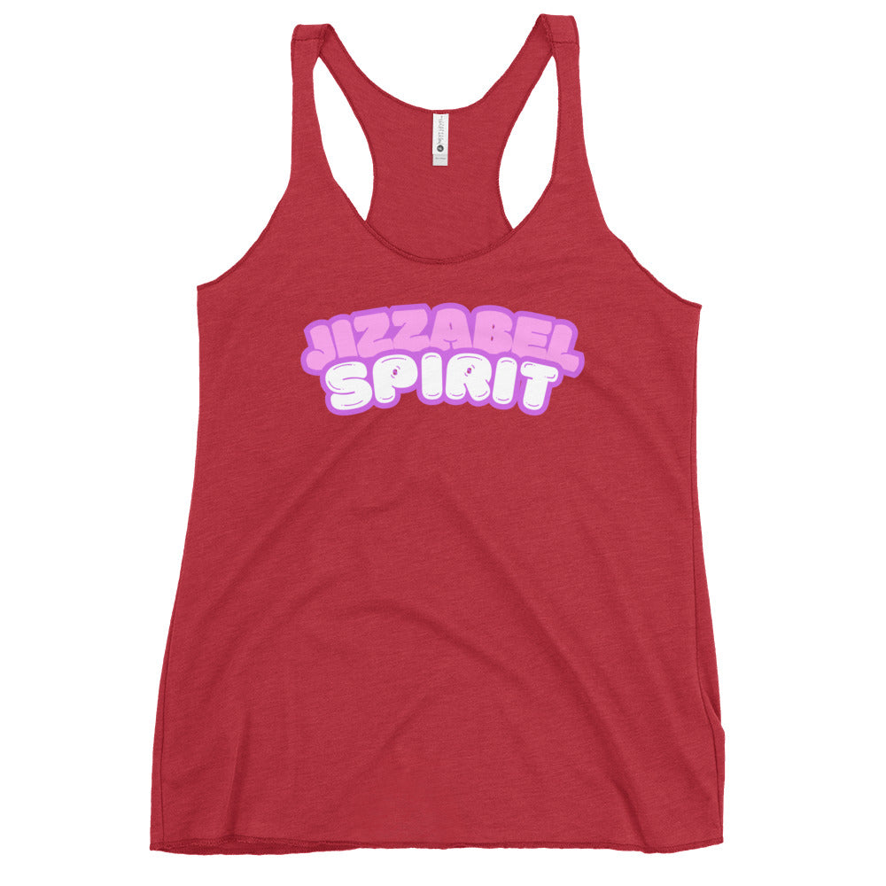 Jizzabel Spirit (Puffy) - Racerback Tank