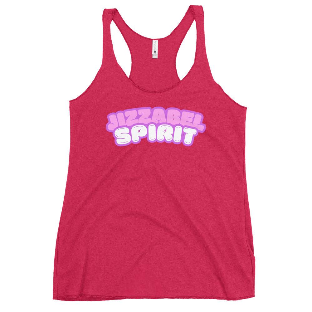 Jizzabel Spirit (Puffy) - Racerback Tank